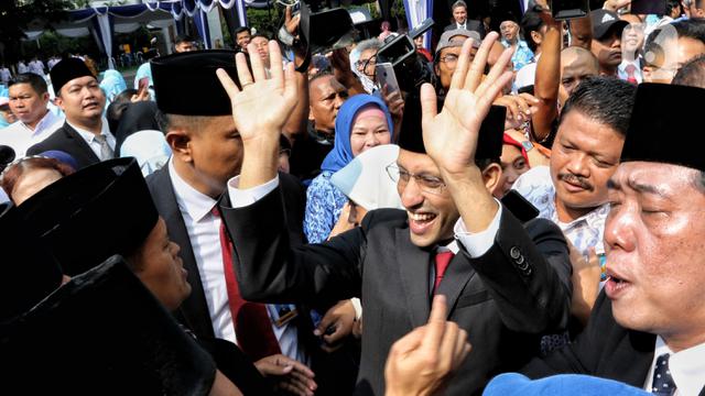 Menteri Nadiem Pimpin Upacara HUT ke-74 PGRI dan Hari Guru Nasional
