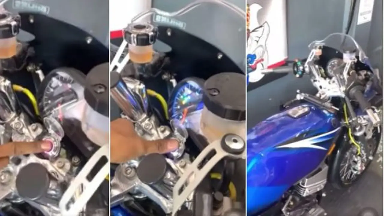 Tak Pakai Kunci, Pria Ini Ubah Cara Menyalakan Motor Pakai Fingerprint