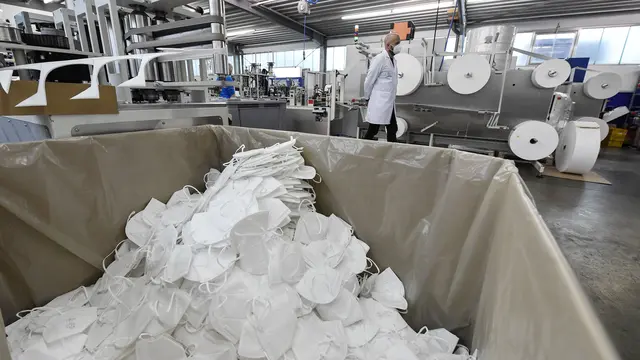 Pembuatan Masker FFP2 di Jerman