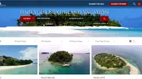 Lima pulau RI Disewakan di situs online (privateislandsonline.com)