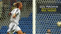 David Beckham mengawali petualangan barunya bersama Real Madrid pada musim 2003/2004 dengan gemilang