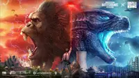 Konten eksklusif Godzilla vs Kong resmi hadir di PUBG Mobile. (Doc: Tencent/ PUBG Mobile)