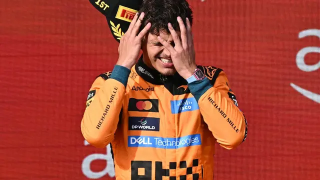Pembalap McLaren asal Inggris, Lando Norris