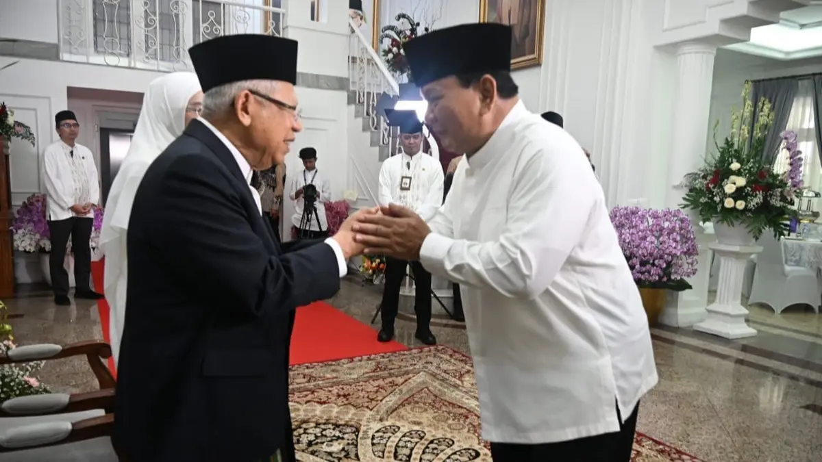 Wapres Gelar Halal Bihalal Idul Fitri di Kediaman, Prabowo Hingga Kapolri  Hadir - News Liputan6.com
