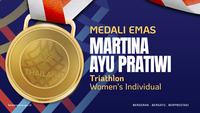 Martina Ayu Rengkuh Medali Ketujuh, Rashif Tak Terbendung: Triathlon Indonesia Kawinkan Emas di SEA Games 2025