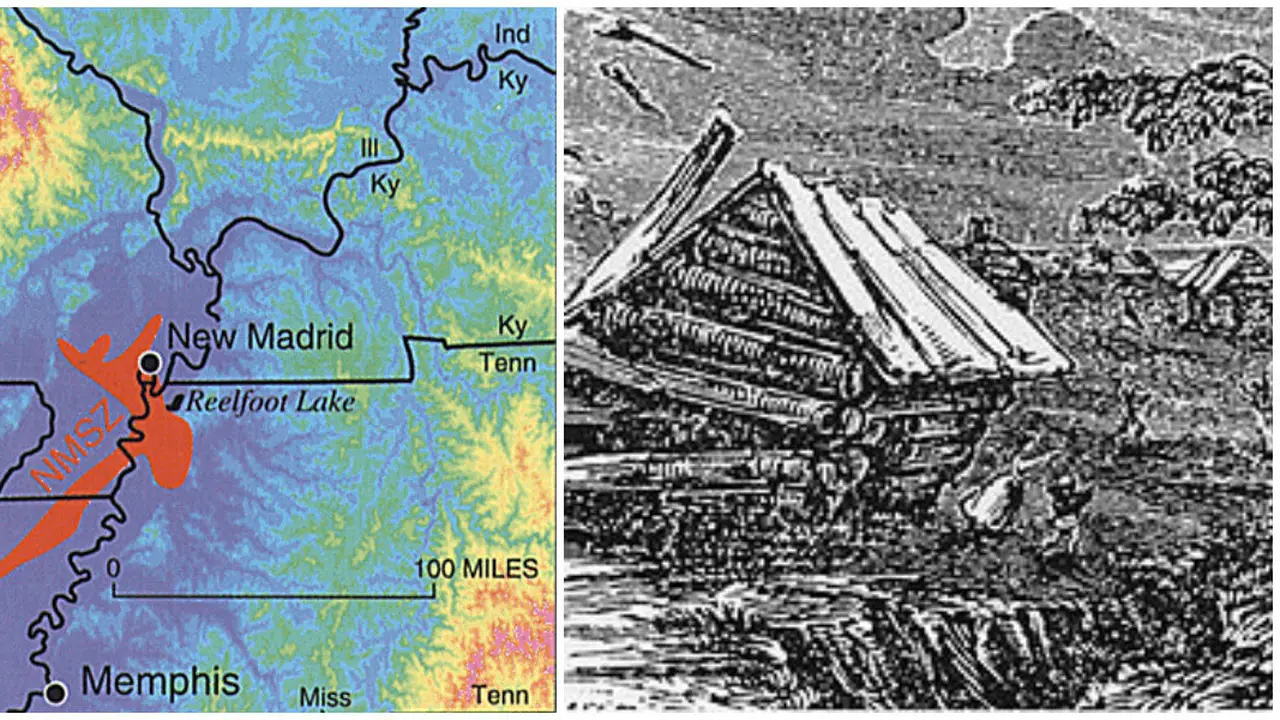 Gempa mengguncang New Madrid pada 16 Desember 1811