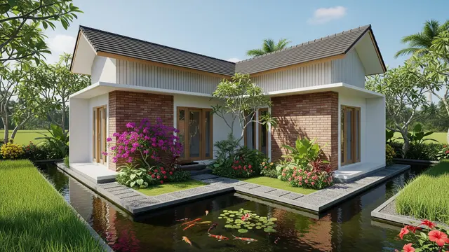 Desain Rumah Minimalis Atap Limasan Modern