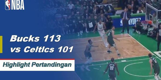 Cuplikan Pertandingan NBA : Bucks 113 vs Celtics 101
