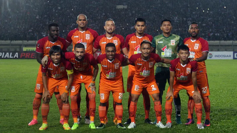 Pusamania Borneo FC (PBFC) saat berhadapan dengan Persib Bandung