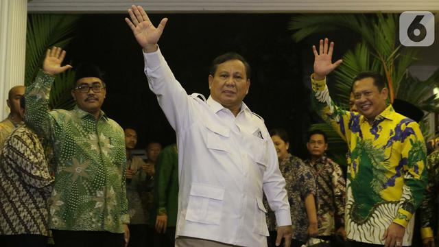 Pimpinan MPR Datangi Kediaman Prabowo