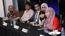 Asma Nadia pengarang buku Surga Yang Tak Dirindukan saat konferensi pers. (Galih W Satria/Bintang.com)