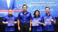 Motivator dan pengusaha Indonesia Merry Riana bergabung dengan Partai Demokrat. (X @PDemokrat)