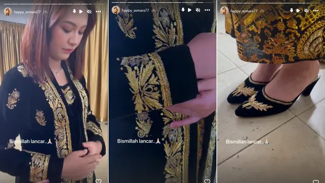 Posting Video Baju Nikahan Adat Jawa, Benarkah Happy Asmara Selangkah Menuju Pelaminan?