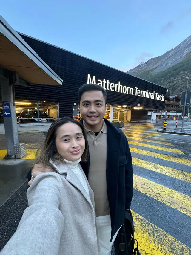 Wujudkan Impian, Ini 7 Potret Gritte Agatha dan Suami Bulan Madu ke Swiss