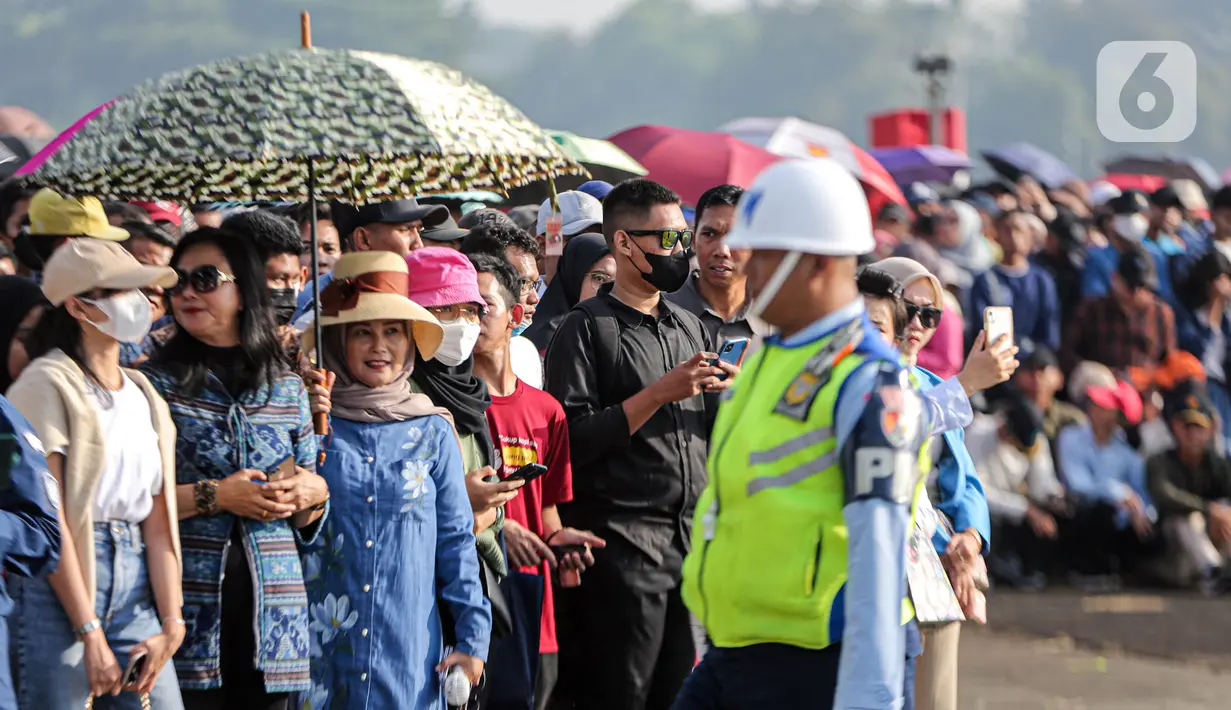 Dalam pidatonya, Panglima TNI Laksamana Yudo Margono meminta prajurit profesional dalam bekerja. (Liputan6.com/Faizal Fanani)
