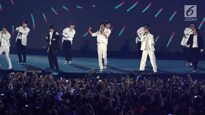 Super Junior Guncang Panggung Penutupan Asian Games 2018