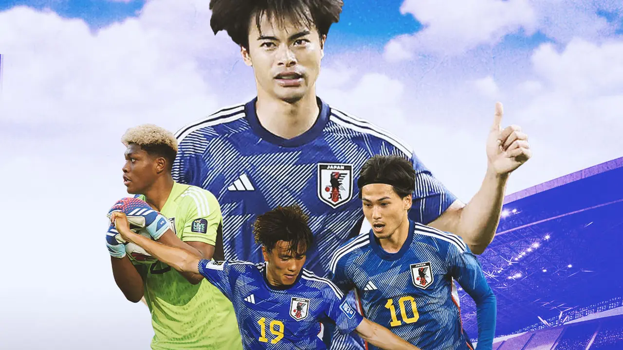 Ilustrasi - Pemain Timnas Jepang: Zion Suzuki, Takumi Minamino, Kaoru Mitoma, Koki Ogawa