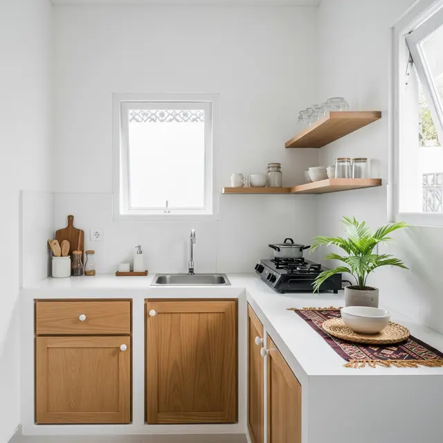 9 Desain Dapur Mungil di Rumah Sederhana Tanpa Sekat, Solusi Hunian Lapang