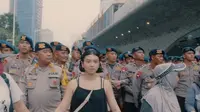 Profil Shalima Hakim Putri Wanda Hamidah, Orasi di Demo Curi Perhatian
