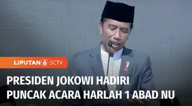 Presiden Jokowi dan sejumlah tokoh menghadiri puncak acara 1 Abad Nahdlatul Ulama. NU dinilai konsisten menjaga persatuan di tengah keberagaman yang ada.