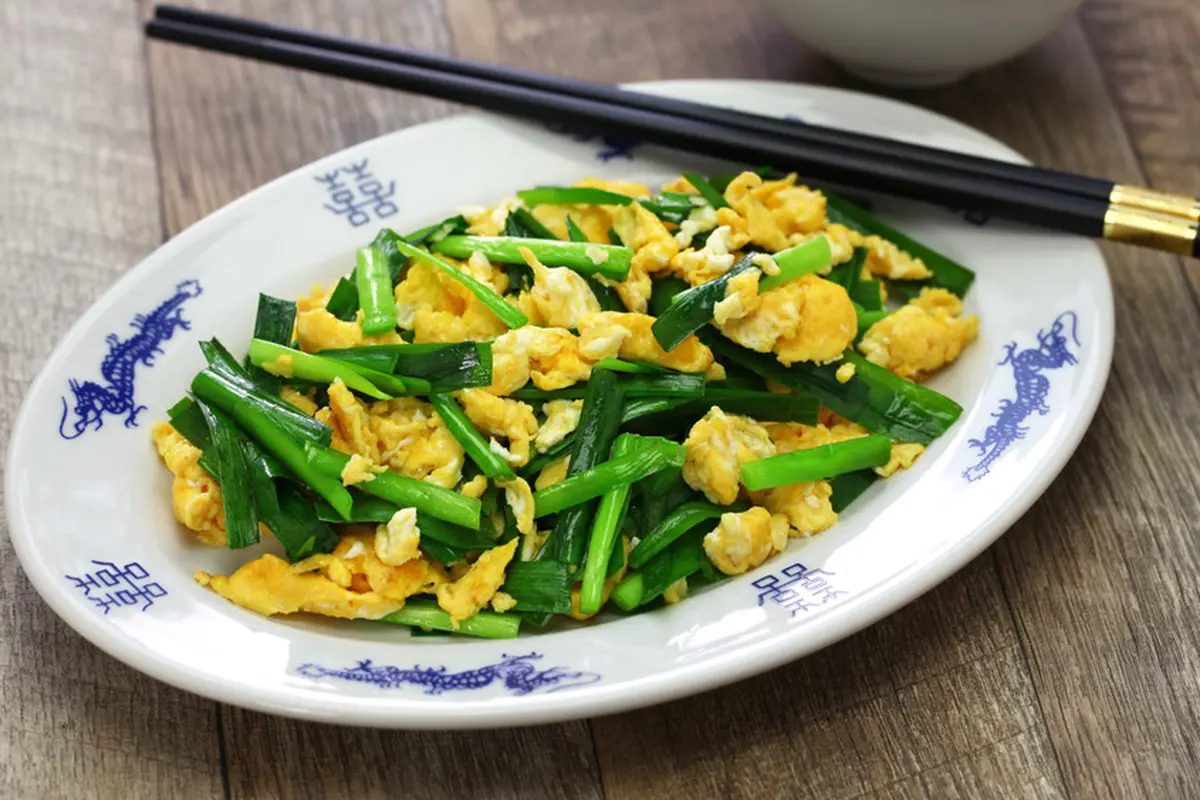 tumis telur daun bawang
