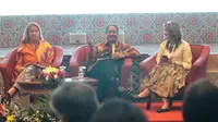 Menteri Pariwisata Arief Yahya saat acara Destinasi Gastronomi Dunia di Gedung Soesilo Sudarman, Kementerian Pariwisata, Jakarta (Liputan6.com/Komarudin)