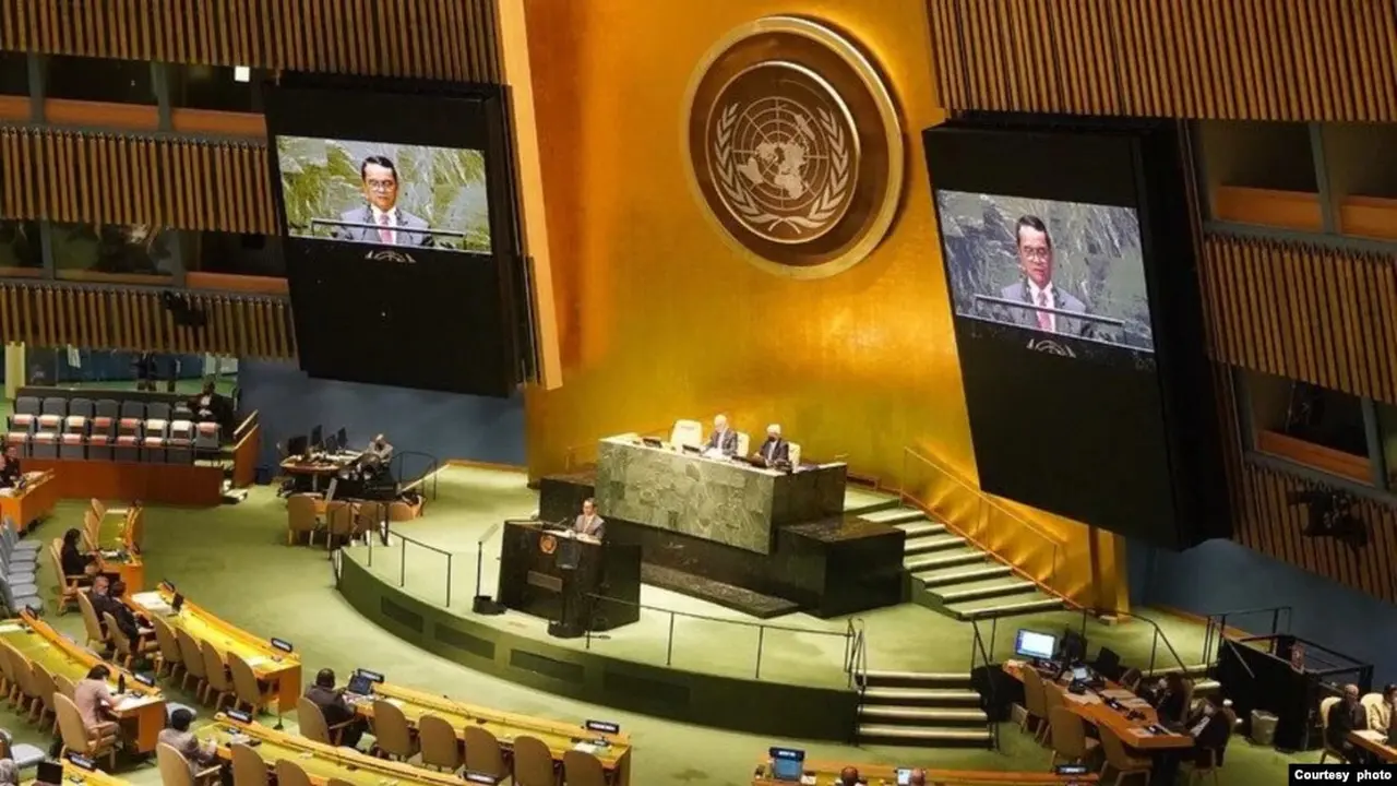 Review Conference of the Parties to the Treaty on the Non-Proliferation of Nuclear Weapons (NPT RevCon) atau konferensi untuk mengkaji perjanjian non-proliferasi senjata nuklir dilangsungkan di markas PBB, New York. (PTRI New York)