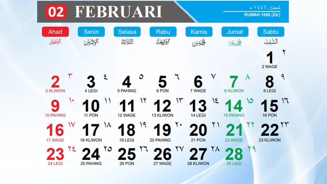 Kalender 2025/kemenag.go.id