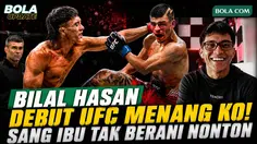 Bilal Hasan Menang KO di Debut UFC, Sang Ibu Tak Berani Nonton Pertandingannya