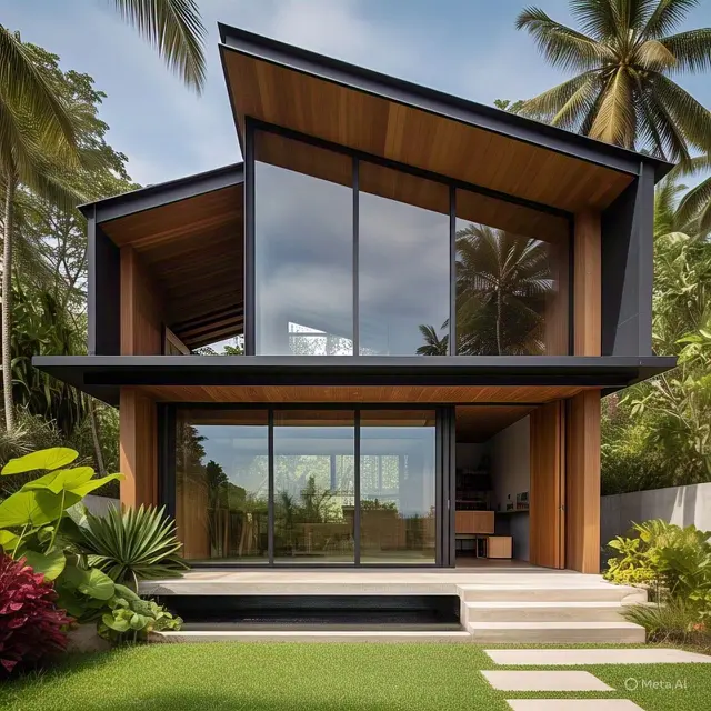 Rumah Minimalis Tropis Modern