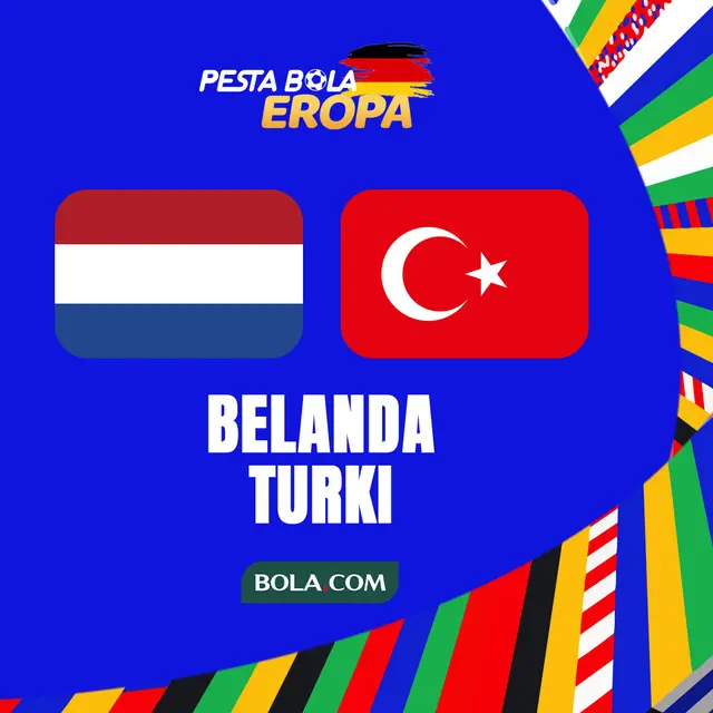 Euro 2024 - Belanda Vs Turki