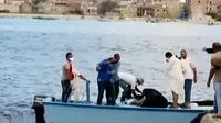 Pencarian jenazah korban kapal tenggelam di perairan Mesir terus dilakukan.