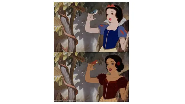 Ilustrasi Princess Disney Jadi Etnis Berbeda