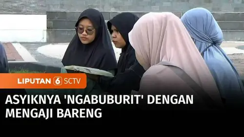 VIDEO: Top! Anak Muda di Klaten 'Ngabuburit' dengan Mengaji Bareng