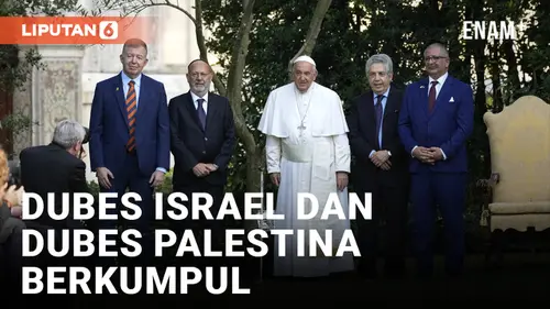 VIDEO: Paus Fransiskus Kumpulkan Duta Besar Israel dan Palestina untuk Berdoa bagi Perdamaian