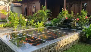 8 Ide Kolam Ikan Depan Rumah Tanpa Galian yang Aman untuk Balita Namun Tetap Menarik
