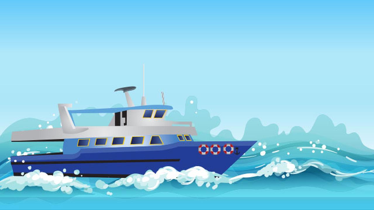 Ilustrasi kapal laut