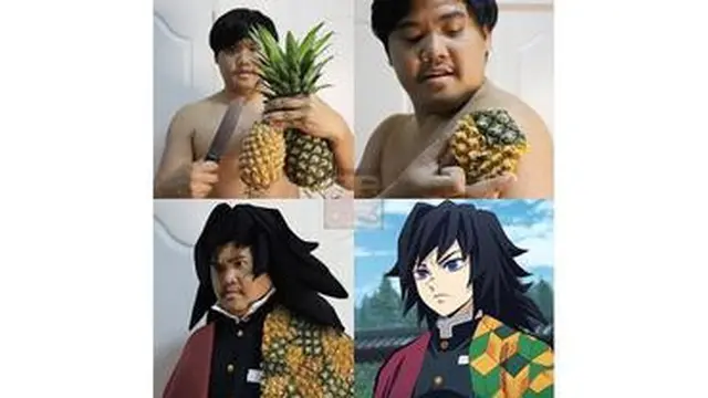 6 Cosplay Low Budget Pakai Buah Warna Kuning Ini Bikin Ngakak