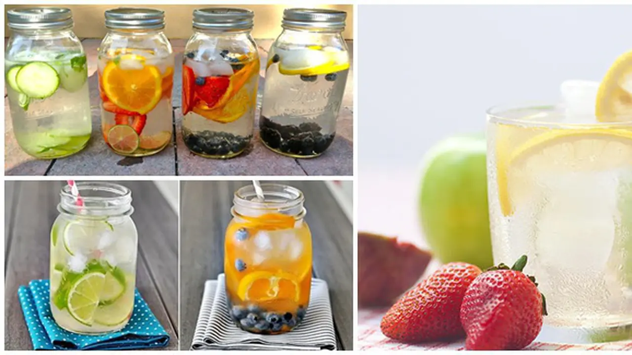 Infused water. Dokumentasi berbagai sumber