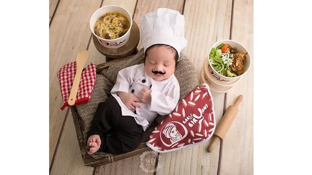 7 Gaya Pemotretan Baby Born Gala Sky, Anak Vanessa Angel Ini Curi Perhatian