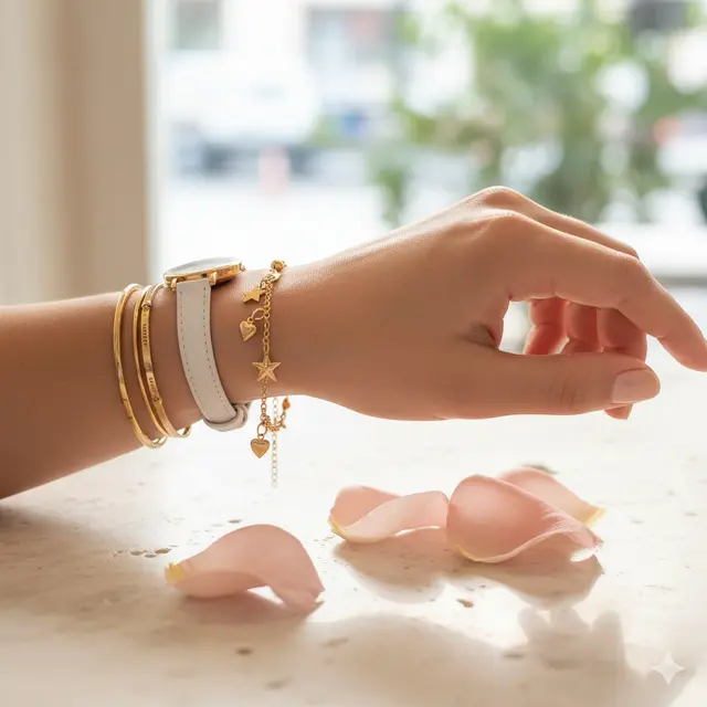 Model Gelang Wanita Elegan 3 Gram 10 Karat