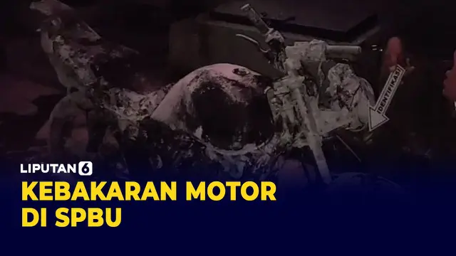 VIDEO: Lagi Isi Bensin, Motor Tiba-Tiba Terbakar di SPBU