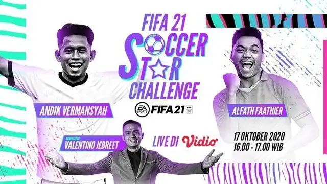 Berita Video Alfath Faathier berhasil kalahkan Andik Vermansah di FIFA 21 Soccer Star Challenge