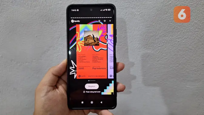 Ilustrasi Spotify Wrapped 2023 (Liputan6.com/Giovani Dio Prasasti)