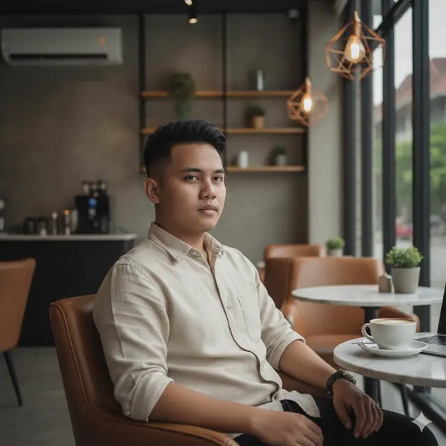 Model Rambut Pendek Pria Wajah Bulat
