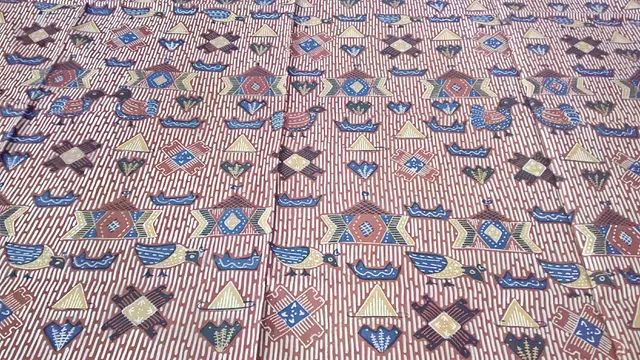 Motif lawas batik tulis Kurung Ayam yang dibuat pada 1930-an