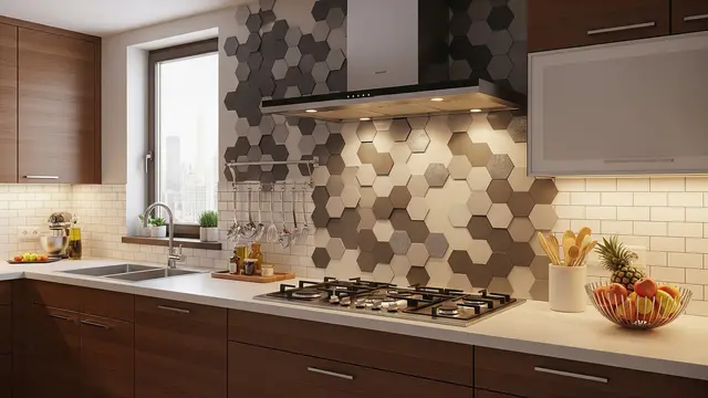 6 Material Backsplash Dapur Anti Minyak, Simak Tips Perawatan dan Pembersihannya