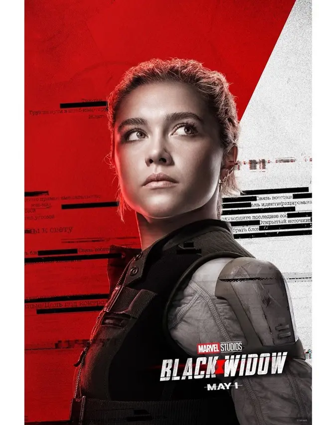 Florence Pugh sebagai Yelena Belova di Black Widow. (Foto: Instagram @black.widow)