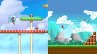 Super Mario Run dan versi 'KW'-nya, Super Plumber Run. Sumber: Business Insider