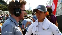 Rio Haryanto, memiliki modal soal komunikasi dengan kru paddock tim Manor karena sudah bekerja sama sebanyak 11 seri di musim balap F1 2016. (Bola.com/Manor Racing)